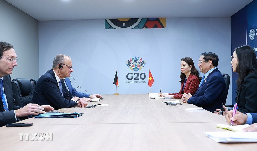 Thủ tướng gặp người đồng cấp Đức, Ai Cập và Na Uy