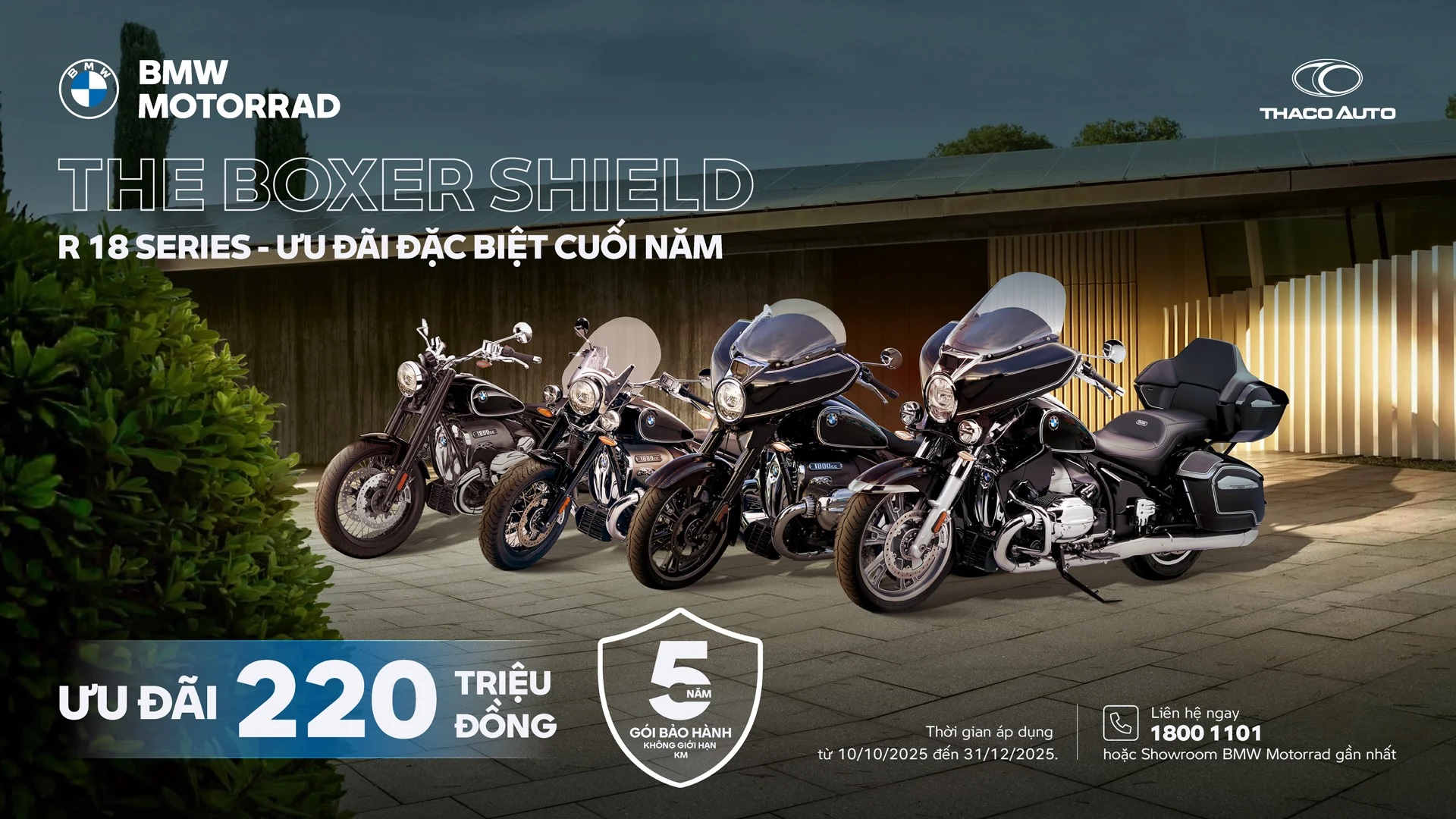 BMW Motorrad ưu đãi lên đến 220 triệu đồng, Chi tiết ưu đãi: Tại đây