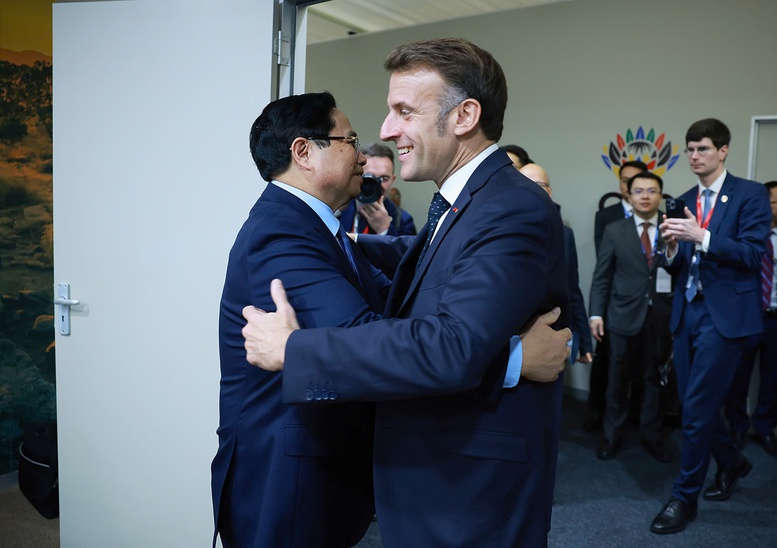 Thủ tướng Phạm Minh Chính khẳng định việc coi trọng và phát triển quan hệ với Pháp yêu cầu khách quan và lựa chọn rất quan trọng của Việt Nam - Ảnh: VGP/Nhật Bắc