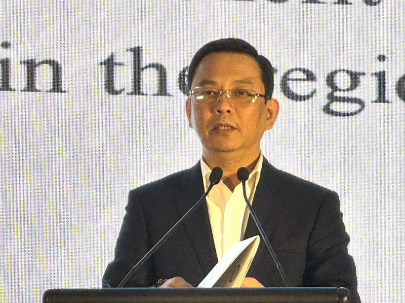 Ông Đồng Huy Cương, Phó Chủ tịch Liên hiệp các tổ chức hữu nghị Việt Nam phát biểu khai mạc chương trình. (Ảnh: Hải Ngọc/TTXVN) Ông Đồng Huy Cương, Phó Chủ tịch Liên hiệp các tổ chức hữu nghị Việt Nam phát biểu khai mạc chương trình. (Ảnh: Hải Ngọc/TTXVN)