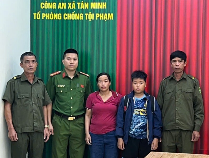 Công an xã Tân Minh lan tỏa hình ảnh đẹp của người chiến sĩ Công an vì Nhân dân phục vụ