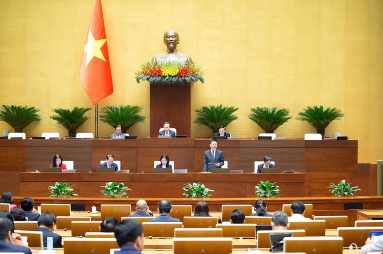 Quốc hội thảo luận ở hội trường về dự án Luật sửa đổi, bổ sung một số điều của Luật Sở hữu trí tuệ