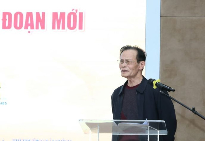 Tiến sỹ Lê Xuân Nghĩa - thành viên Hội đồng tư vấn chính sách của Thủ tướng Chính phủ phát biểu tại Diễn đàn. (Ảnh: Vietnam+)