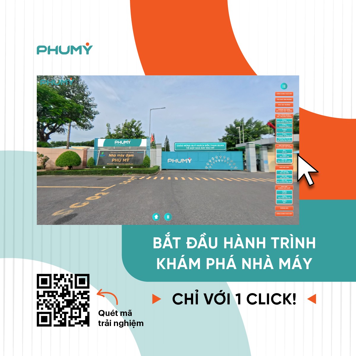 Chỉ với 1 click dễ dàng khám phá tổ hợp Nhà máy Phú Mỹ theo cách trực quan, sinh động và thuận tiện nhất ngay từ thiết bị cá nhân