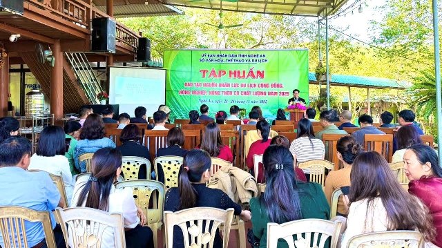 Nghệ An khởi động đào tạo nguồn nhân lực du lịch cộng đồng chất lượng cao năm 2025