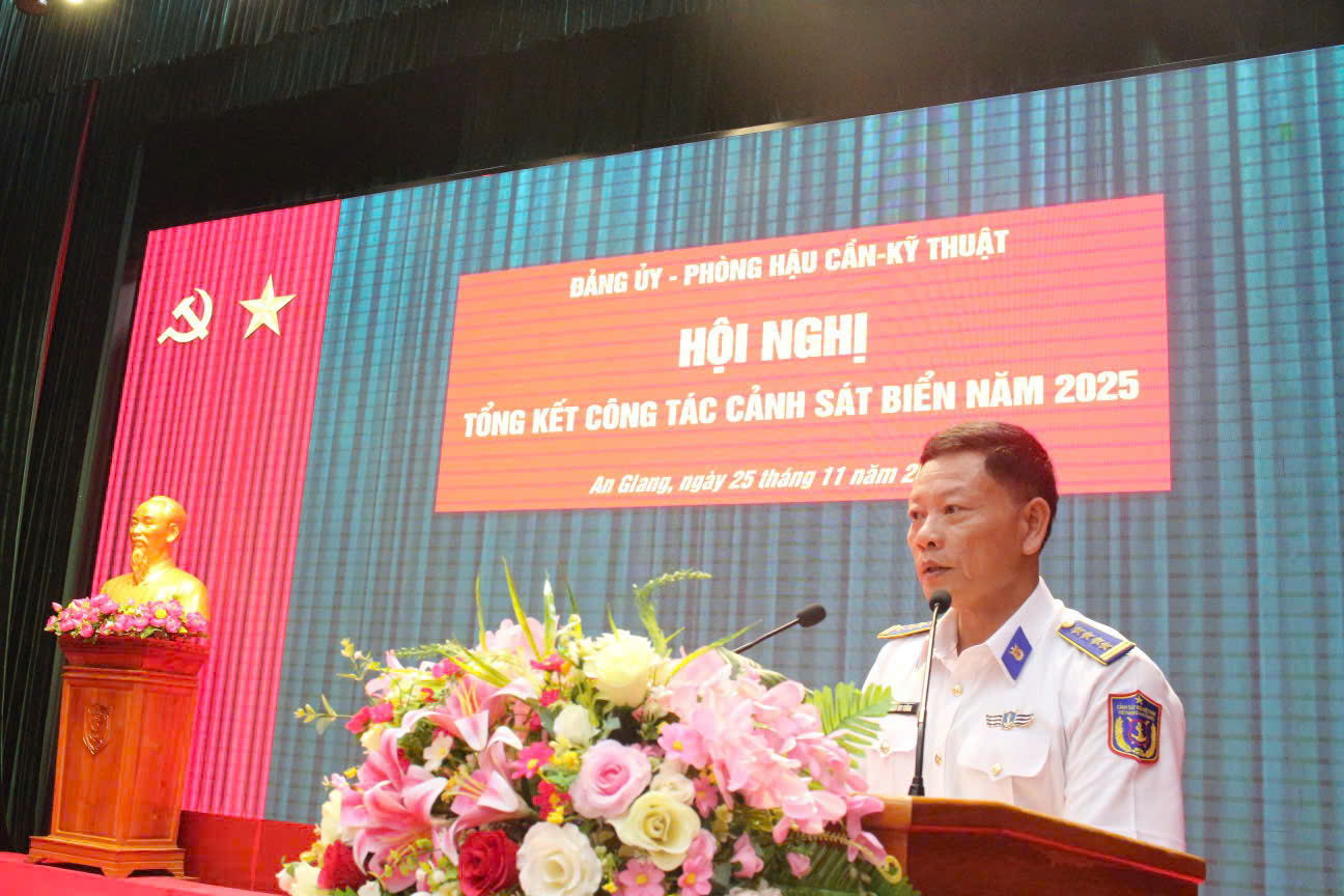 Vùng Cảnh sát biển 4: Phòng Hậu cần - Kỹ thuật hoàn thành xuất sắc nhiệm vụ năm 2025