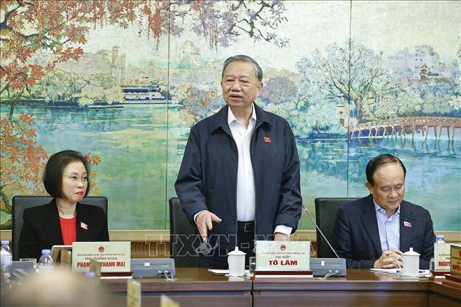 Tổng Bí thư Tô Lâm phát biểu. Ảnh: Doãn Tấn/TTXVN