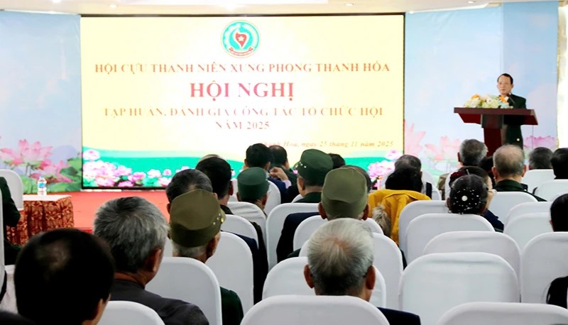 Thanh Hóa: Tập huấn đánh giá công tác Hội Cựu Thanh niên xung phong năm 2025