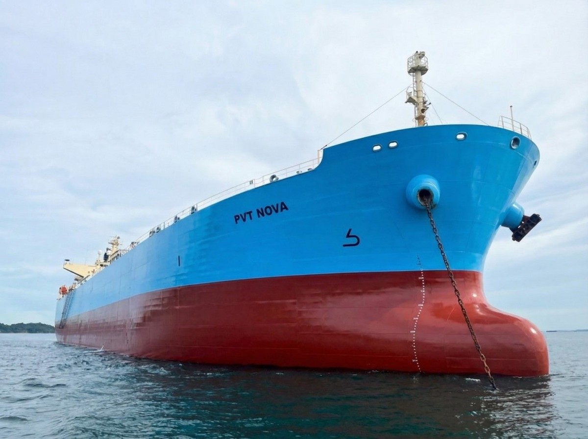 PVTrans tiếp nhận thành công tàu chở dầu PVT Nova