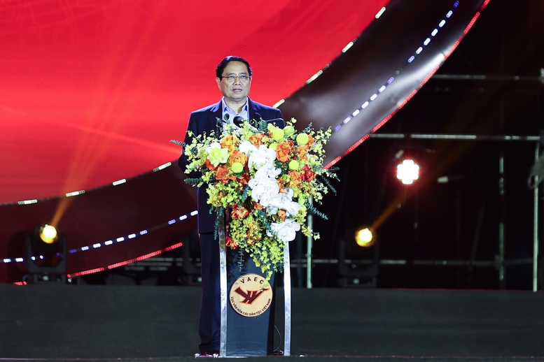 Thủ tướng Phạm Minh Chính phát biểu tại lễ khai mạc - Ảnh: VGP/Nhật Bắc Thủ tướng Phạm Minh Chính phát biểu tại lễ khai mạc - Ảnh: VGP/Nhật Bắc