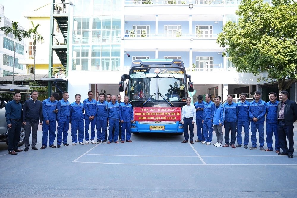 VNPT Thanh Hóa chung tay cùng các địa phương khắc phục hậu quả do thiên tai gây ra.