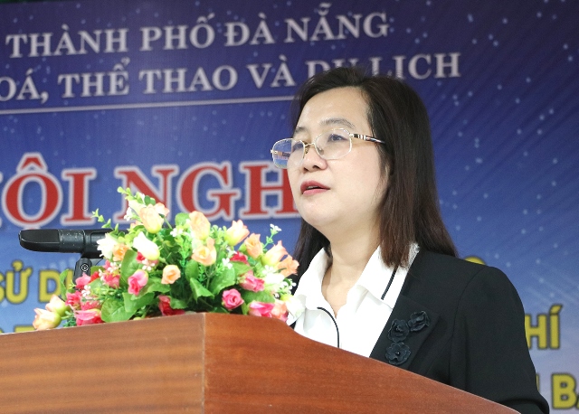 Bà Nguyễn Thu Phương - Phó Giám đốc Sở VH-TT&DL TP. Đà Nẵng.