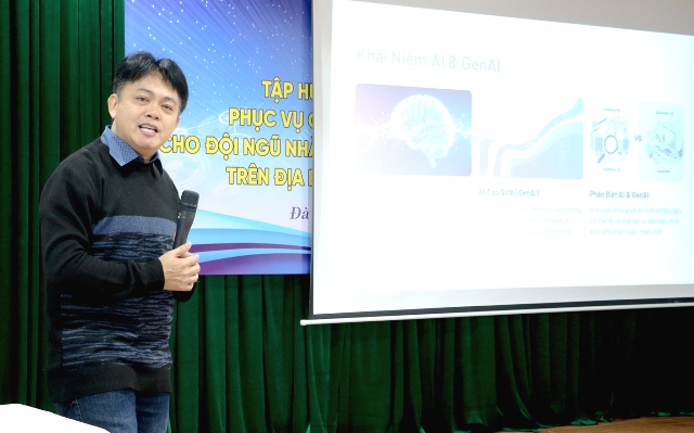 TS. Trịnh Công Duy chia sẻ tại Hội nghị.