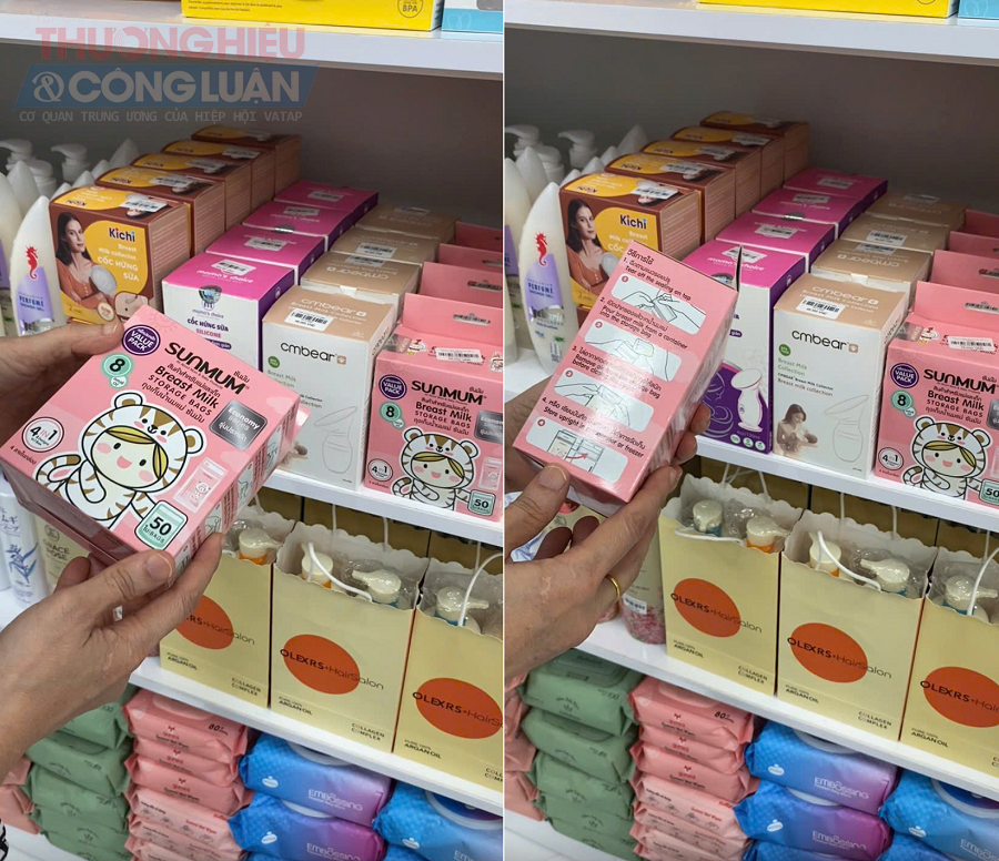 Sản phẩm túi trữ sữa dành cho mẹ và bé nhập ngoại