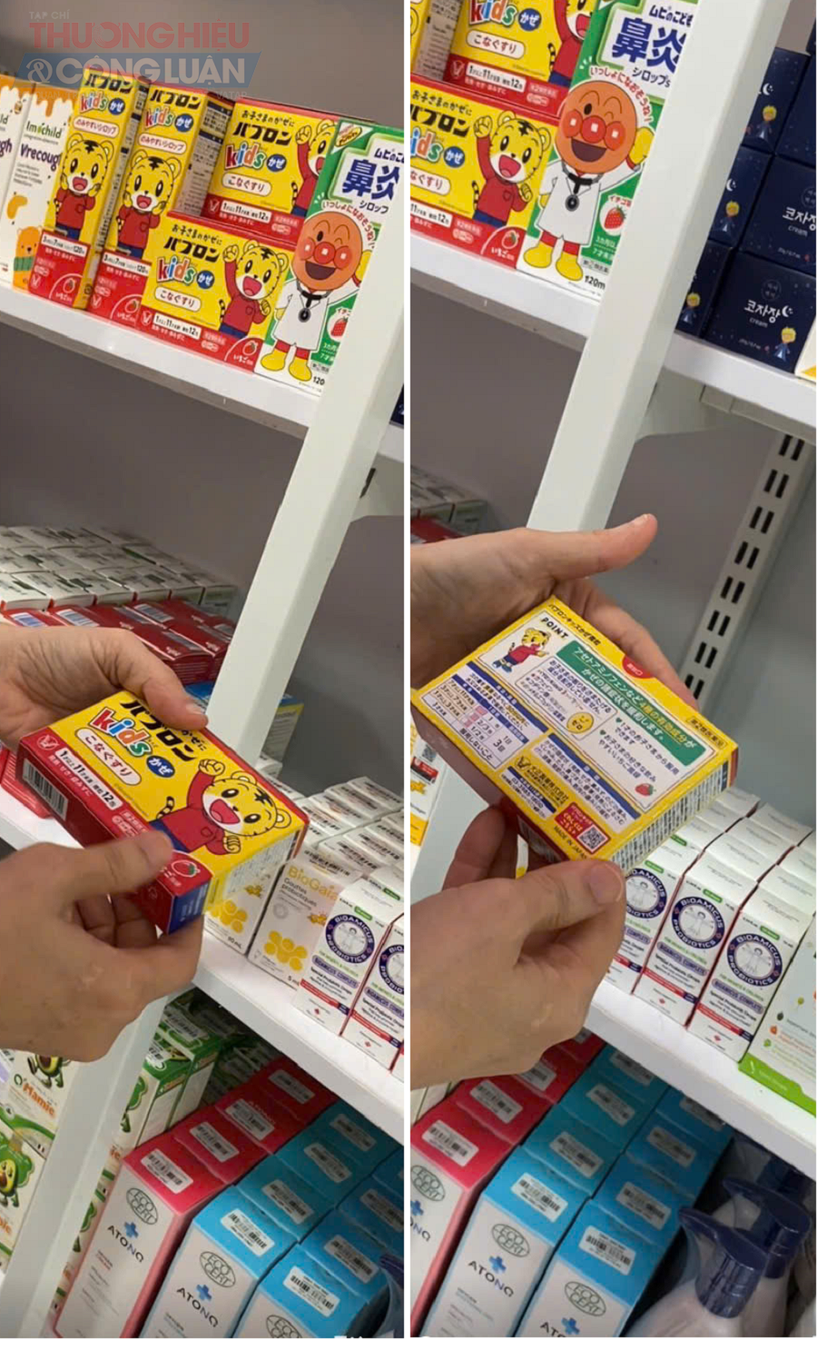 Không khó để có thể bắt gặp những sản phẩm chỉ có tem nhãn gốc bằng chữ nước ngoài, không có tem nhãn phụ tiếng Việt theo quy định