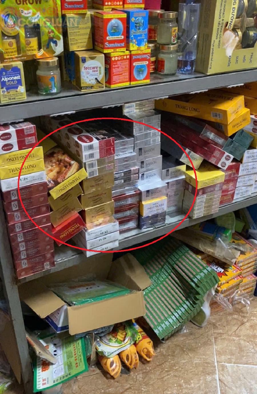 Thuốc lá chất đống, đủ chủng loại