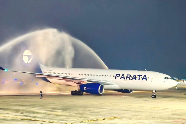 Chuyến bay đầu tiên của hãng hàng không Parata Air Hàn Quốc đến sân bay quốc tế Đà Nẵng