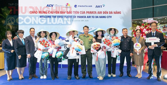 Chương trình đón chuyến bay đầu tiên của Hãng hàng không Parata Air đến Đà Nẵng được tổ chức trang trọng tại Ga đến quốc tế, Sân bay quốc tế Đà Nẵng với sự tham dự của đại diện lãnh đạo Sở Văn hóa, Thể thao và Du lịch TP. Đà Nẵng; Công an Cửa Khẩu – Cảng HKQTĐN, Hải quan Cửa khẩu Sân bay quốc tế Đà Nẵng, Cảng vụ Hàng không miền Trung, Cảng Hàng không Quốc tế Đà Nẵng; Công ty Cổ phần Đầu tư Khai thác Nhà ga Quốc tế Đà Nẵng và Hãng hàng không Parata Air. Chương trình đón chuyến bay đầu tiên của Hãng hàng không Parata Air đến Đà Nẵng được tổ chức trang trọng tại Ga đến quốc tế, Sân bay quốc tế Đà Nẵng với sự tham dự của đại diện lãnh đạo Sở Văn hóa, Thể thao và Du lịch TP. Đà Nẵng; Công an Cửa Khẩu – Cảng HKQTĐN, Hải quan Cửa khẩu Sân bay quốc tế Đà Nẵng, Cảng vụ Hàng không miền Trung, Cảng Hàng không Quốc tế Đà Nẵng; Công ty Cổ phần Đầu tư Khai thác Nhà ga Quốc tế Đà Nẵng và Hãng hàng không Parata Air.