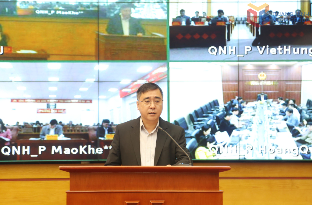 Ông Nguyễn Chí Thành, Phó Chủ tịch Thường trực Ủy ban MTTQ tỉnh Quảng Ninh quán triệt hướng dẫn quy trình các bước hiệp thương lựa chọn, giới thiệu người ứng cử ĐBQH, người ứng cử đại biểu HĐND và tổ chức lấy ý kiến cử tri.