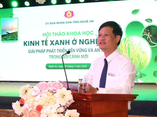 Giám đốc Sở Khoa học và Công nghệ Nguyễn Quý Linh phát biểu tại hội thảo. Giám đốc Sở Khoa học và Công nghệ Nguyễn Quý Linh phát biểu tại hội thảo.