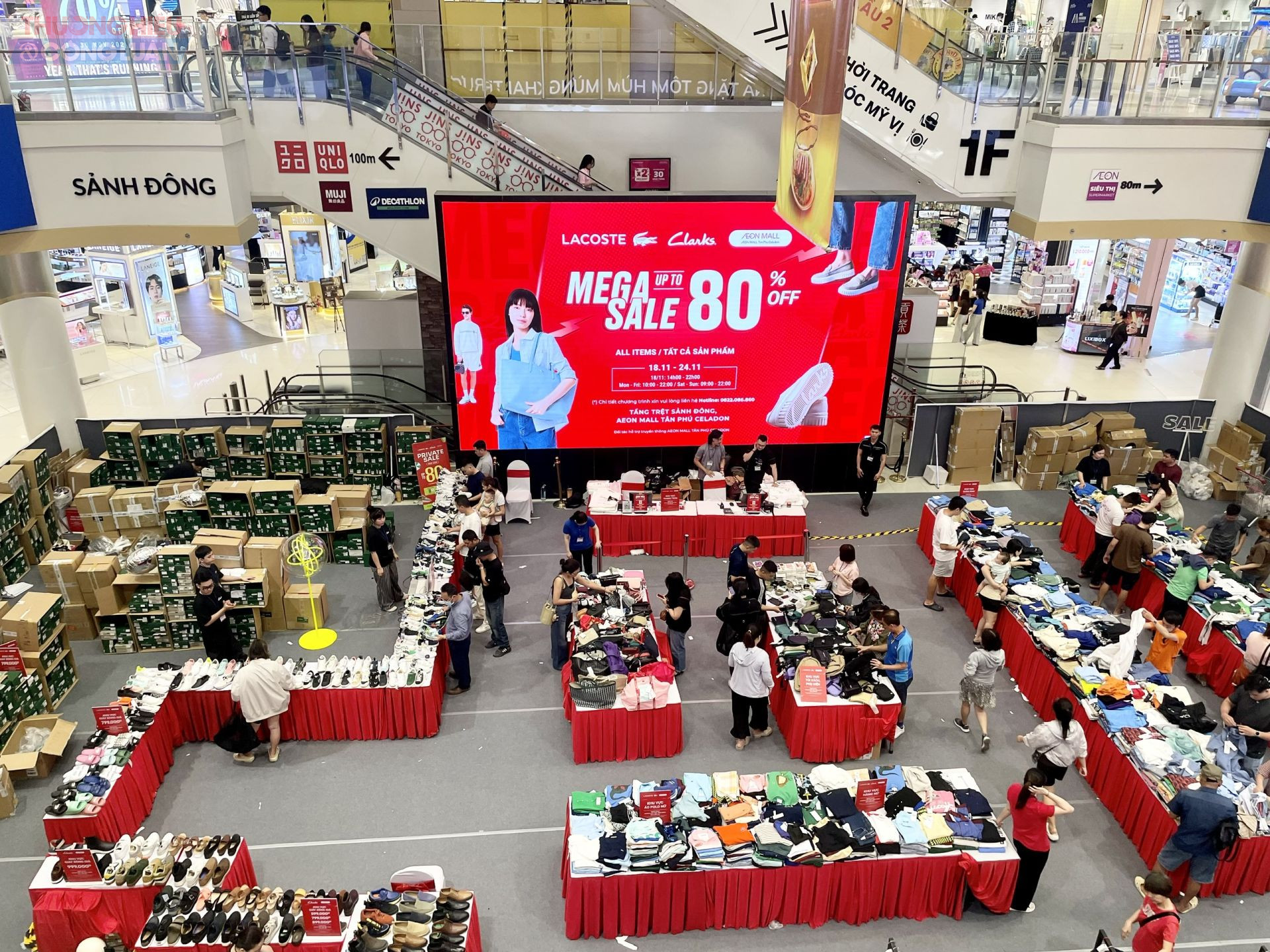 Không gian “mùa săn sale” lớn nhất trong năm tại trung tâm thương mại tại TP. HCM
