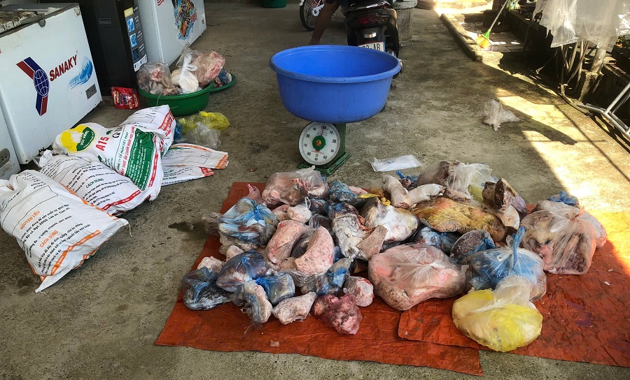 Tuyên Quang: Phát hiện gần 4 tạ thịt lợn không rõ nguồn gốc