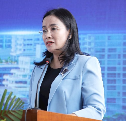 Phó Chủ tịch UBND thành phố Nguyễn Thị Anh Thi phát biểu tại buổi lễ. Phó Chủ tịch UBND thành phố Nguyễn Thị Anh Thi phát biểu tại buổi lễ.