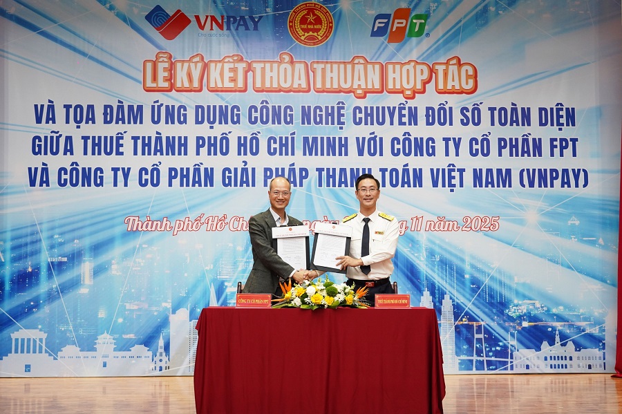 TP.HCM "bắt tay" FPT và VNPay xây dựng hệ sinh thái thuế số