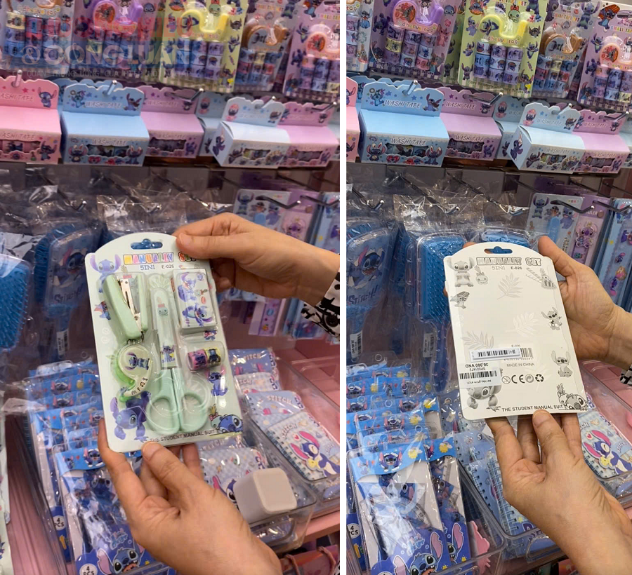 ... hay dụng cụ học tập, văn phòng phẩm cũng không rõ nguồn gốc xuất xứ sản phẩm từ đâu