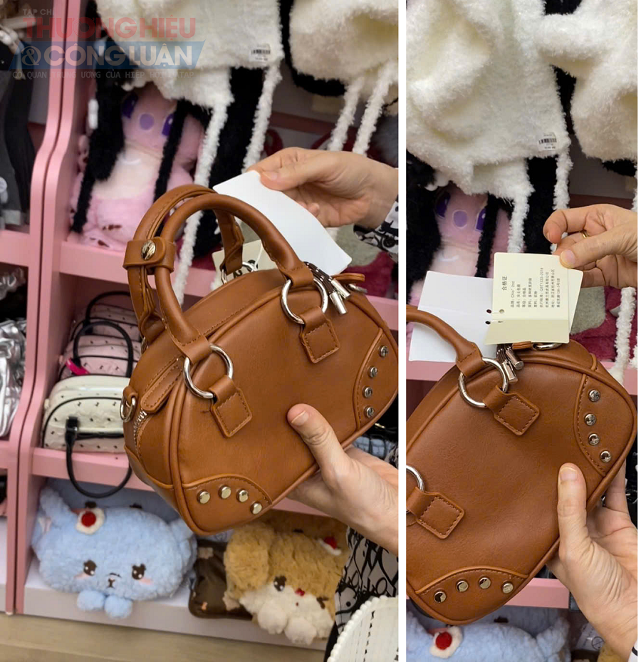 Túi xách cũng ghi nhận tình trạng tương tự