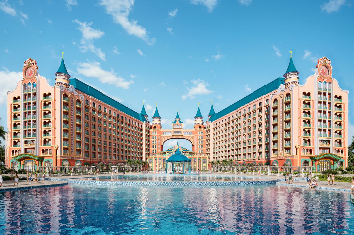 Tổ hợp khách sạn với hơn 20 thương hiệu uy tín toàn cầu đưa Vịnh Tiên sánh ngang với các thánh địa du lịch hàng đầu thế giới (Ảnh phối cảnh) Tổ hợp khách sạn với hơn 20 thương hiệu uy tín toàn cầu đưa Vịnh Tiên sánh ngang với các thánh địa du lịch hàng đầu thế giới (Ảnh phối cảnh)