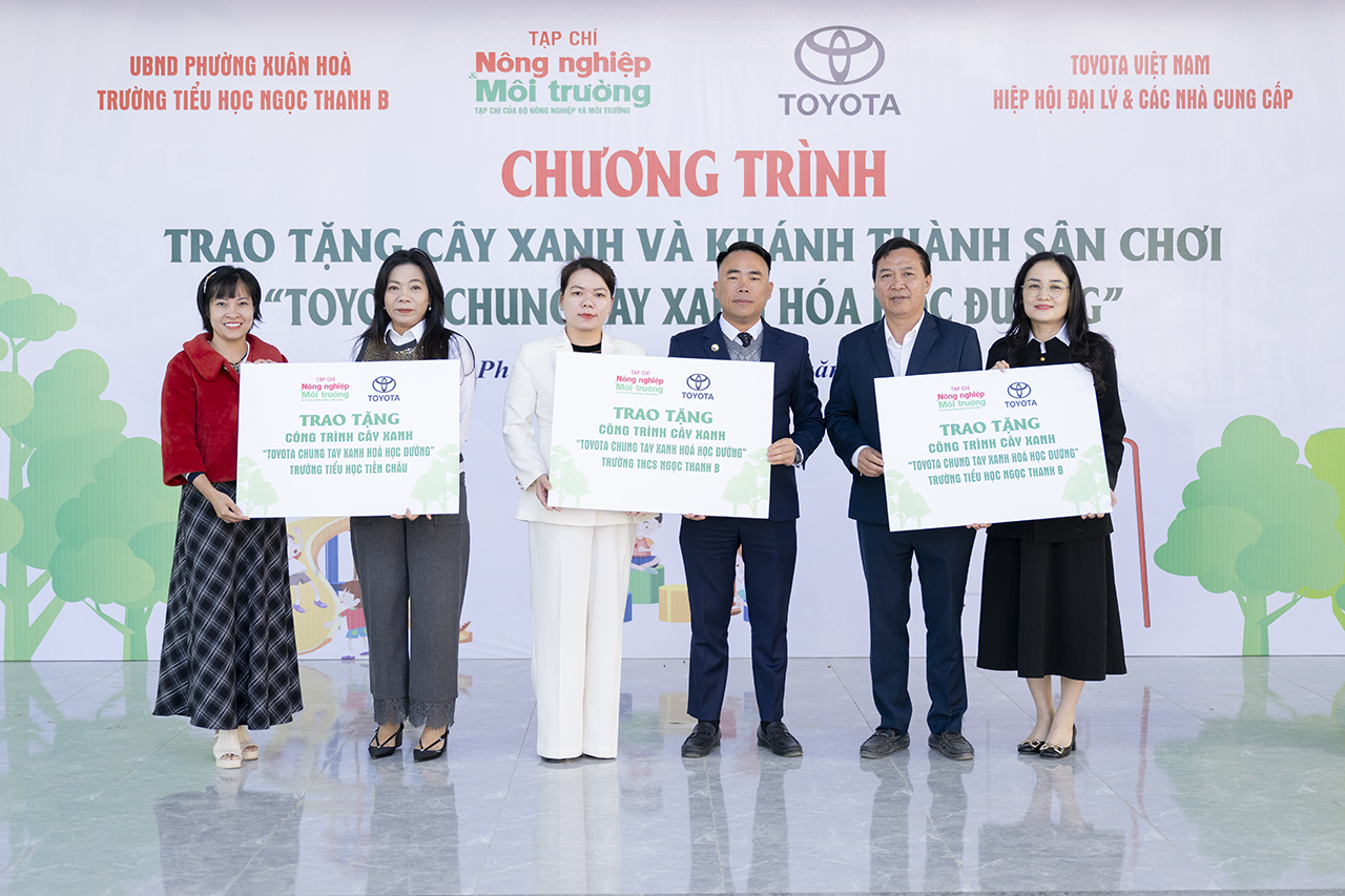 Khởi động chương trình “Toyota chung tay xanh hóa học đường” năm 2025
