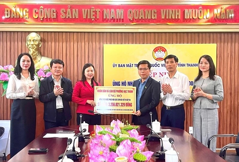 Thanh Hóa tiếp nhận ủng hộ của các đơn vị để hỗ trợ người dân khắc phục hậu quả bão số 10