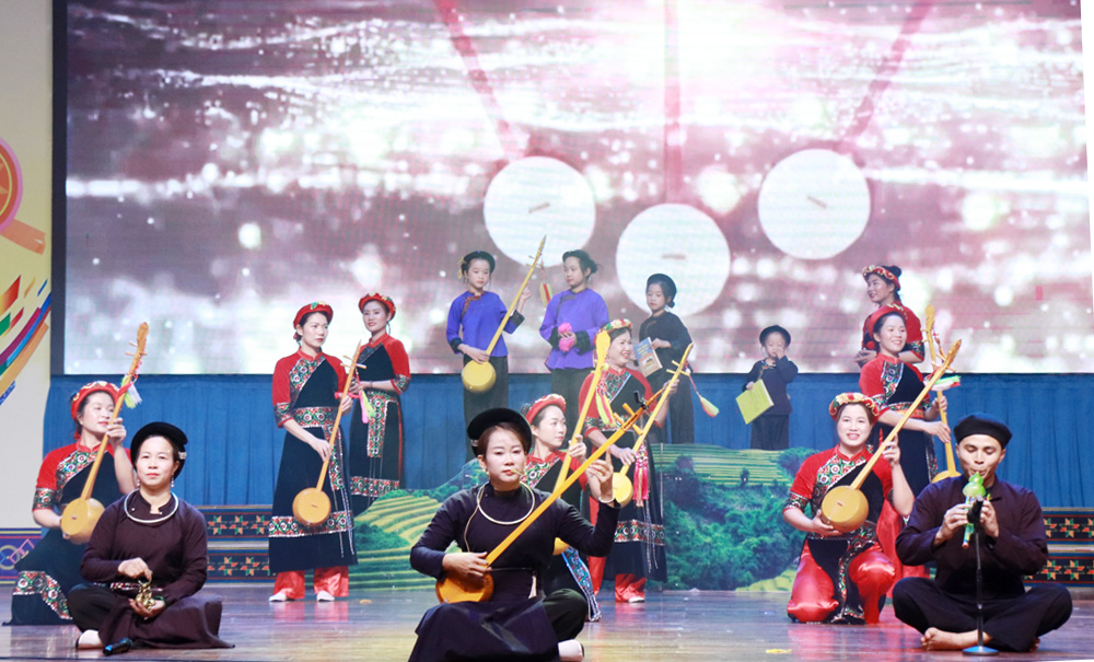 Phần thi của xã Lục Ngạn.