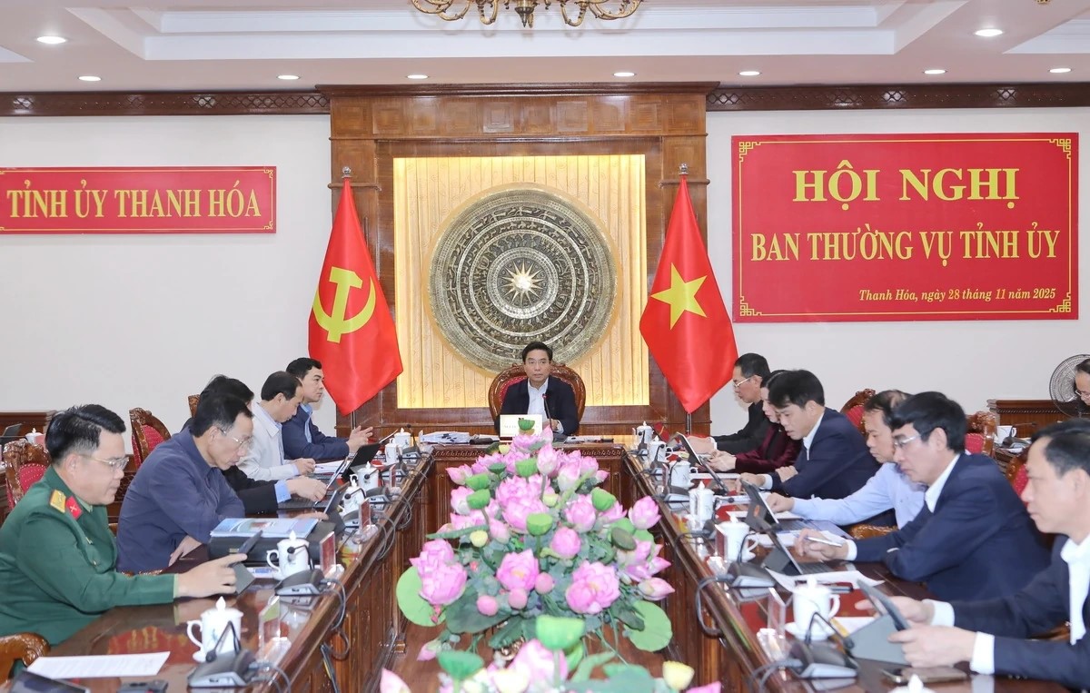 Hội nghị Ban Thường vụ Tỉnh ủy Thanh Hóa thảo luận, cho ý kiến vào nhiều nội dung quan trọng