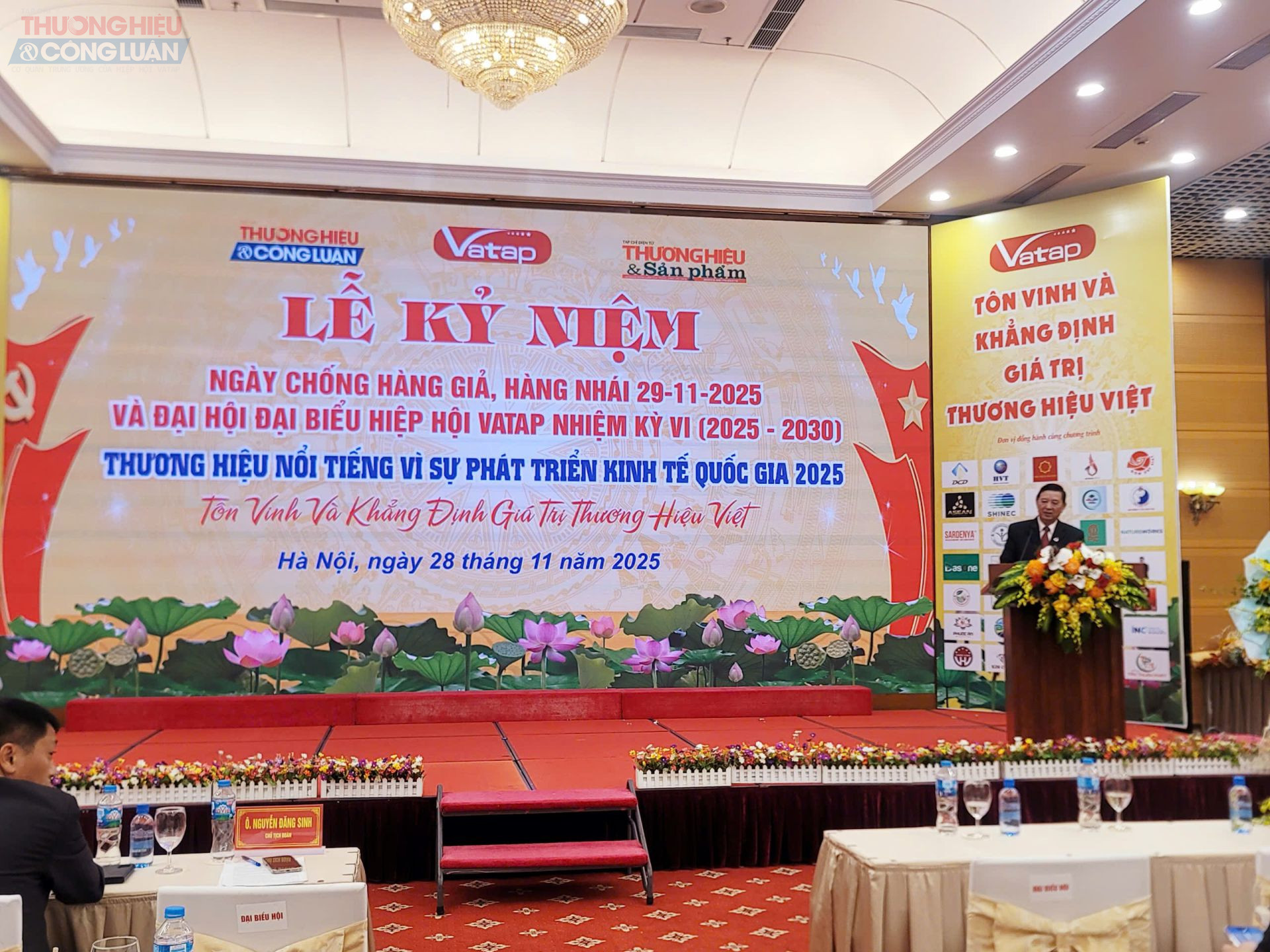 Ông Nguyễn Đăng Sinh phát biểu tại Lễ kỷ niệm Ngày “Chống hàng giả, hàng nhái”