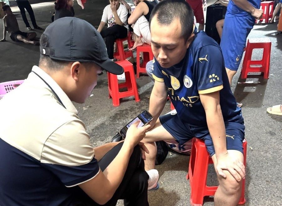 Lực lượng chức năng tiếp cận Nguyễn Văn Cường khi đối tượng nhập cảnh vào Việt Nam.