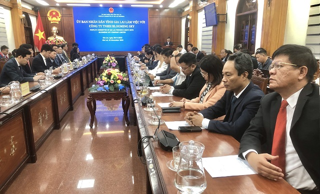 Quang cảnh buổi làm việc. Ảnh: Viết Hiền