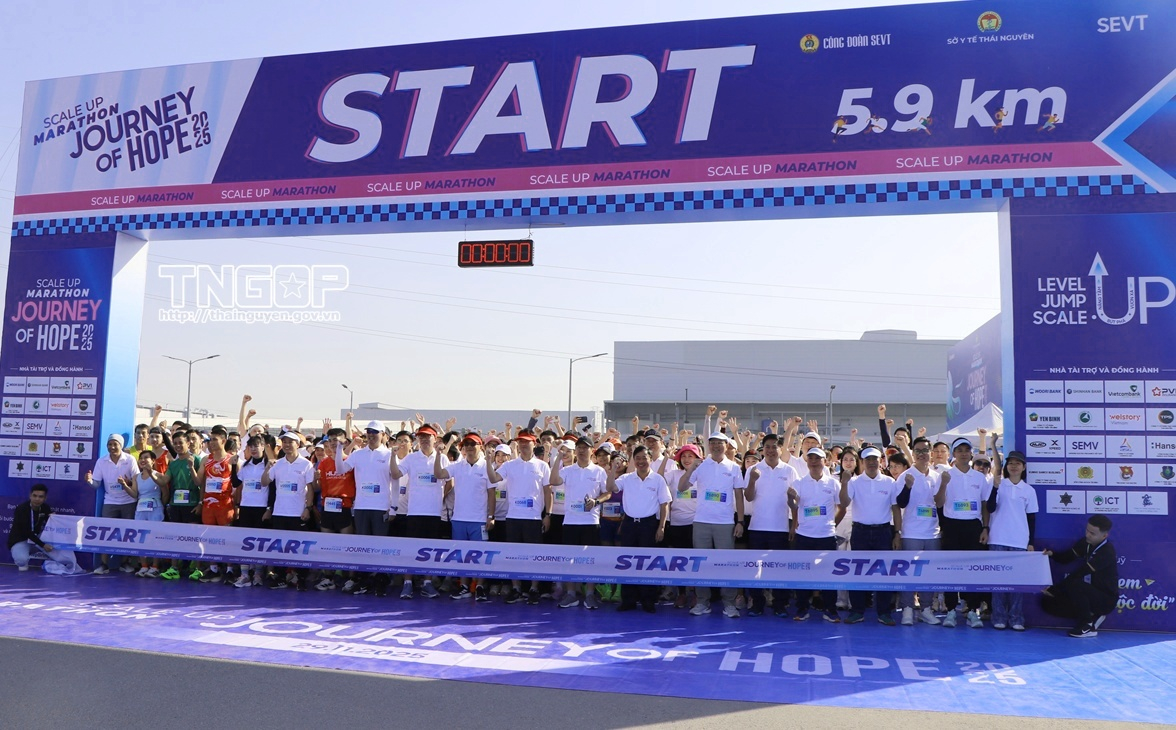 SEVT tổ chức chương trình chạy bộ gây quỹ từ thiện “Scale Up Marathon - Journey of Hope 2025”