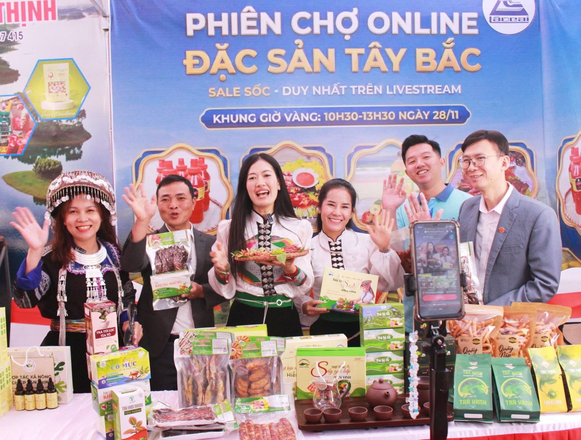 100 sản phẩm tham gia Phiên chợ online Đặc sản Tây Bắc