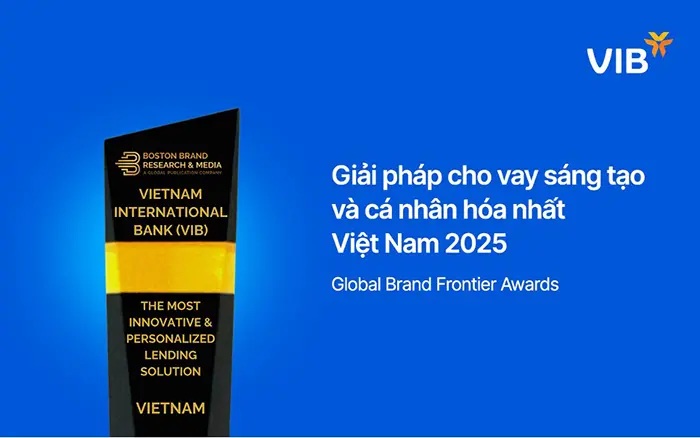VIB lập cú đúp giải thưởng quốc tế về giải pháp vay tốt nhất cho khách hàng cá nhân