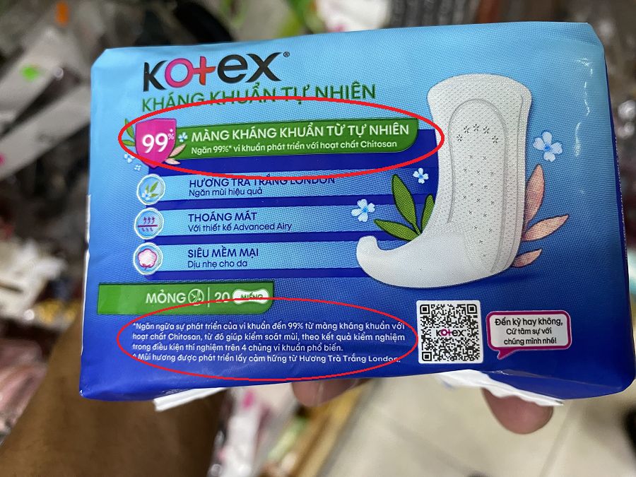 Phần chú thích ghi: 