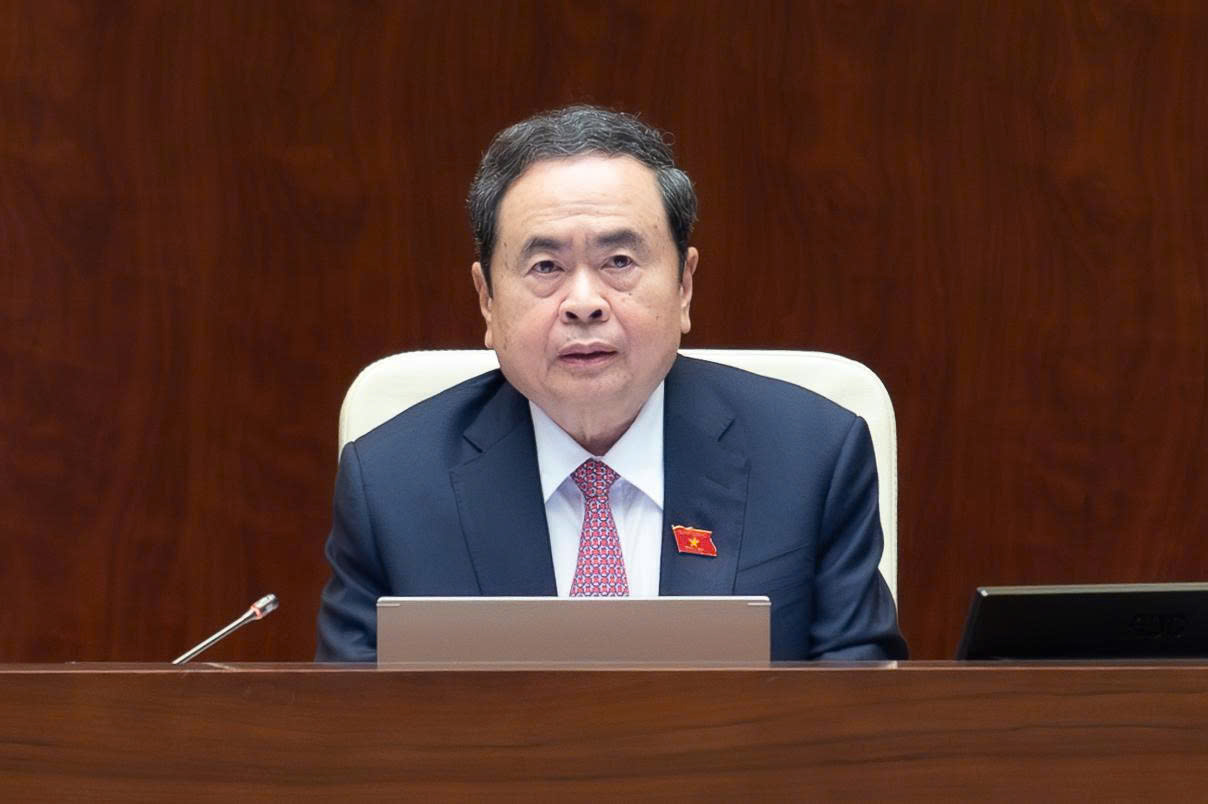 Chủ tịch Quốc hội Trần Thanh Mẫn điều hành nội dung Phiên họp