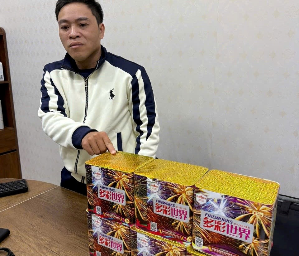 Công an Hải Phòng tạm giữ đối tượng tàng trữ 8,5kg pháo lậu