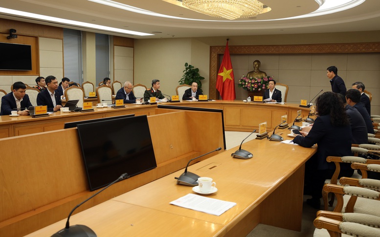 Các bộ, ngành thống nhất sẽ tiếp tục phối hợp hoàn thiện danh mục dự án, kịch bản chương trình và hồ sơ khen thưởng, trình Chính phủ xem xét trong thời gian sớm nhất - Ảnh: VGP/Minh Khôi Các bộ, ngành thống nhất sẽ tiếp tục phối hợp hoàn thiện danh mục dự án, kịch bản chương trình và hồ sơ khen thưởng, trình Chính phủ xem xét trong thời gian sớm nhất - Ảnh: VGP/Minh Khôi