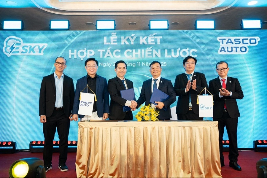 Tasco Auto hợp tác Esky triển khai hơn 50 trạm sạc nhanh xe điện từ năm 2026