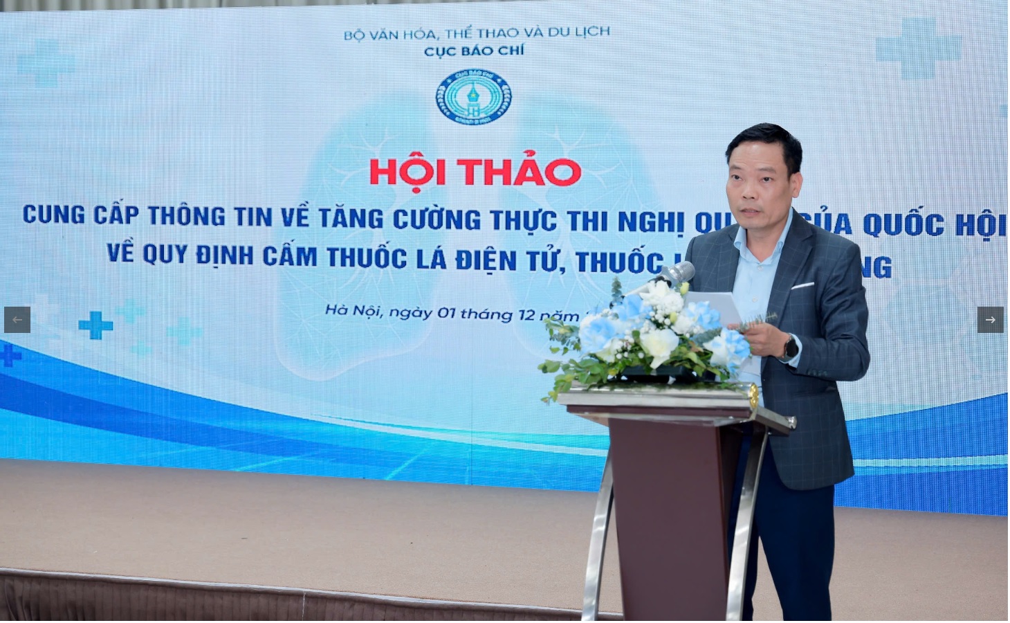 ông Đặng Khắc Lợi, Phó Cục trưởng Cục Báo chí (Bộ Văn hóa, Thể thao và Du lịch)