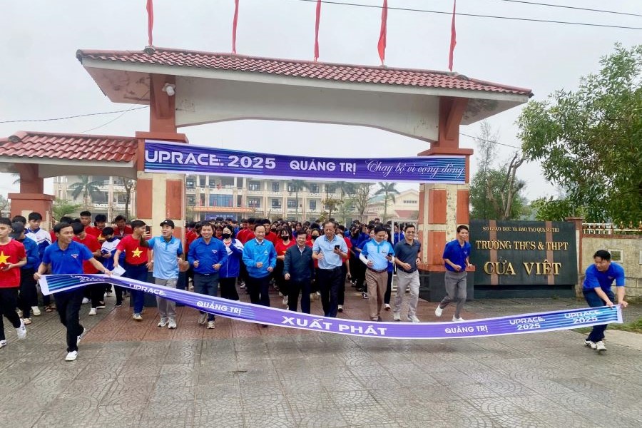 Quảng Trị: Hơn 2.100 vận động viên tham gia chạy bộ vì cộng đồng “UPRACE 2025”