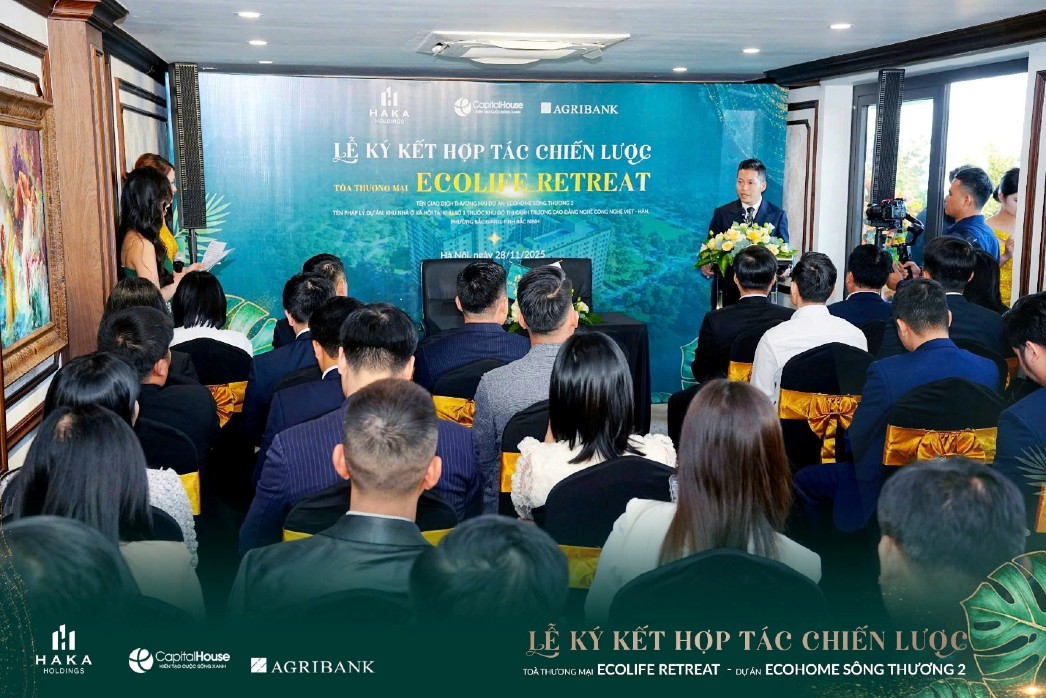 Ông Đỗ Linh - Tổng giám đốc Haka Holdings phát biểu tại buổi lễ Ông Đỗ Linh - Tổng giám đốc Haka Holdings phát biểu tại buổi lễ