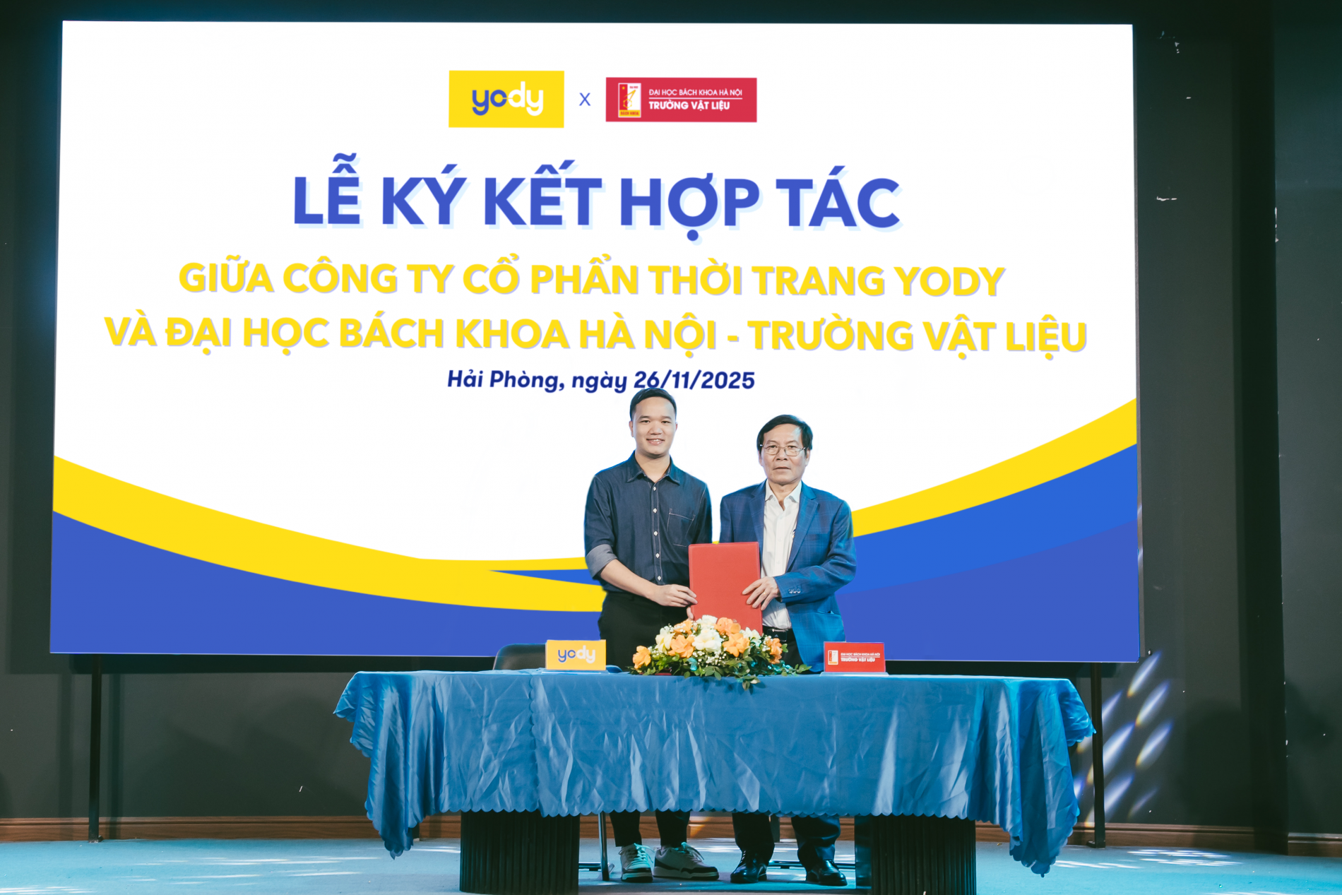 Thời trang YODY và Trường Vật liệu (ĐH Bách khoa Hà Nội) ký kết hợp tác chiến lược